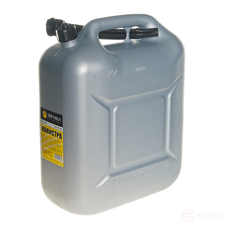 Канистра ER-75020 полиэтиленовая с носиком-лейкой 20л ЭВРИКА /1/2