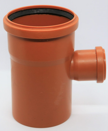 External tee 110 by 50 mm 90 (87.5) degrees Flextron