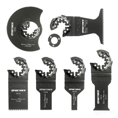 Набор насадок для МФИ ПРАКТИКА 6 шт по дереву №4 в блистере (240-539)