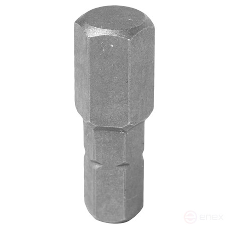 Вставка (бита) торцевая 1/4", Hex, 8 мм, 25 мм KING TONY 102508H