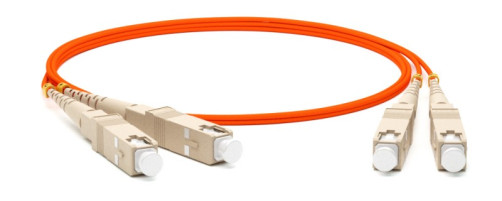 FC-D2-50-SC/PR-SC/PR-H-20M-LSZH-OR Patch cord fiber optic (cord) MM 50/125, SC-SC, 2.0 mm, duplex, LSZH, 20 m