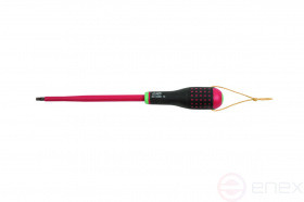Insulated screwdriver with ERGO handle for TORX T20x125 mm screws with Kevlar loop