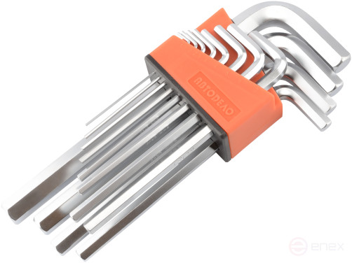 Набор Г-обр. шестигр. 12ч (1,5-14мм; CR-V) АвтоDело 30346