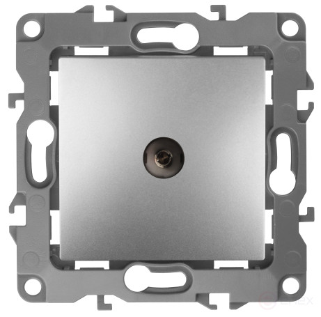12-3101-03 ЭРА Розетка TV одиночная, IP20, Эра12, алюминий