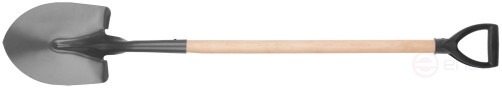 Bayonet shovel for bulk cargo ("American") with wooden handle and V-handle 230x280x1360 mm