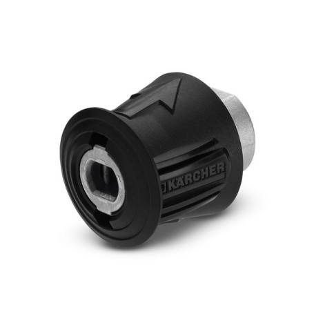 Coupling with quick connection connector