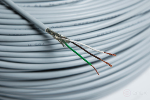 Кабель гибкий передачи данных, экранированный, маслостойкий LIYCY 3X0,34