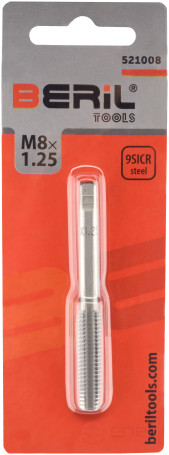 Метчик М 8*1,25мм 9ХС специальный (блистер) BERIL