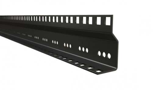 CTR19-42U-RAL9005 19" монтажный профиль высотой 42U, для шкафов TTR, TTB, цвет черный RAL9005 (2 шт. в комплекте)