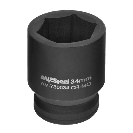 Головка ударная 3/4" шестигранная 34 мм "AV Steel" AV-730034