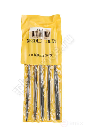 Набор надфилей 160 №00 (кр,полукр,плск,квдр,трхгр)