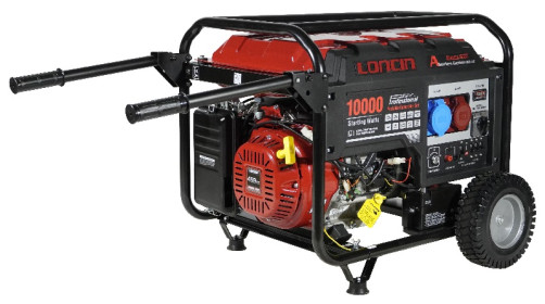 Генератор Loncin LC10000D-AS, 3-х фазный (с мощностью без ограничений при 1-но и 3-х фазном режиме)