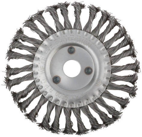 Straight disc blade, seat diameter 22.2 mm, 180 mm twisted steel wire