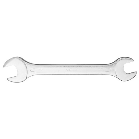 Key with open mouth, double-sided, 17 x 19 mm