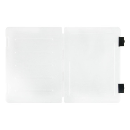Document folder STAMM A4, 230*305*23mm, plastic, transparent, black latches
