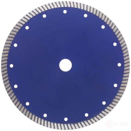 Diamond cutting disc superfine, super turbo, fine tooth CUTOP, 230 x 3.0 x 10 x 22.2 mm
