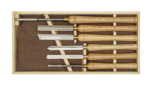 A set of turning wood cutters, 6 pieces