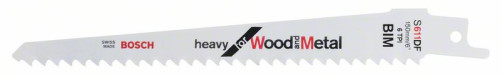 Пильное полотно S 611 DF Heavy for Wood and Metal, 2608656258