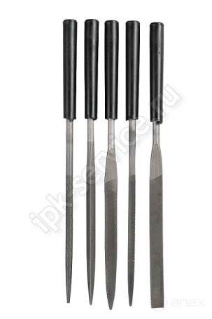 Набор надфилей 160 №00 (кр,полукр,плск,квдр,трхгр)