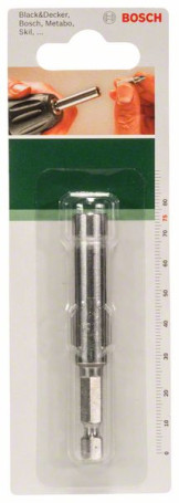 Universal Shank Holder with 1/4" outer hexagon, with spring locking ring