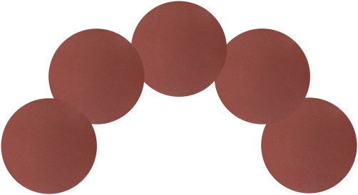 Круги шлифовальные сплошные (липучка), алюминий-оксидные, 125 мм, 5 шт. Р 240