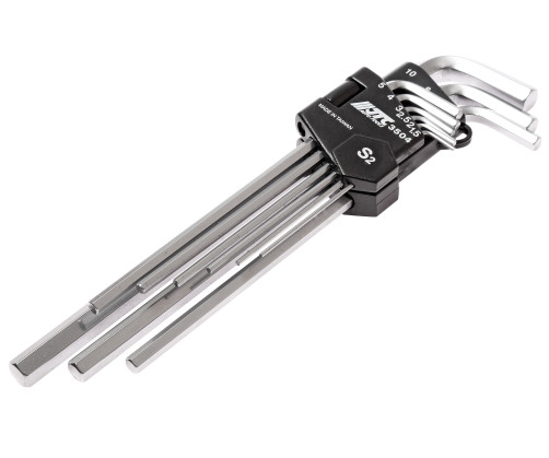 Набор ключей шестигранных Г-образных, удлиненных 1.5-10мм, 9шт JTC /1/6/36