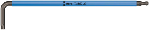 SPKXL 967 TORX® Multicolour l-shaped key, elongated, with a bowl, TX 27 x 172 mm