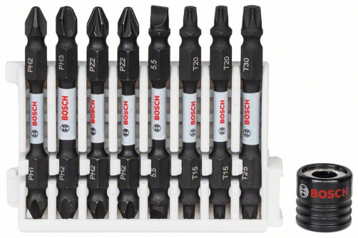 Packing bits for Impact Control screwdriver, 9 pcs., 2608522345