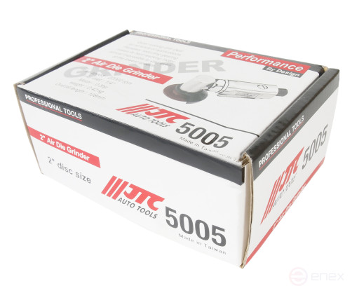 Машинка пневматическая шлифовальная 22000об/мин., 90PSI, диск 2", штуцер 1/4", длина 108мм JTC