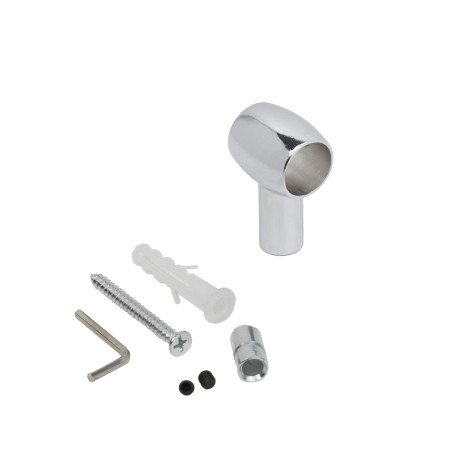 Держатель ретро, труба d16 хром AKS