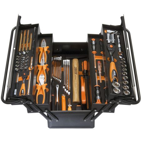 CUSTOR Universal tool kit in a metal box 94 items TK-02494C