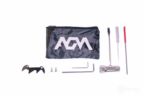 Бензиновая цепная пила Вилладжер AGM 5400 / 2100Вт (2,86 л.с) 1,5 мм, шина 45 см