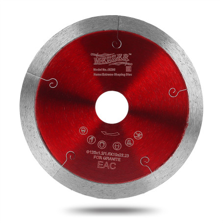 Diamond disc Messer G/X-J with micropase. Diameter 125 mm