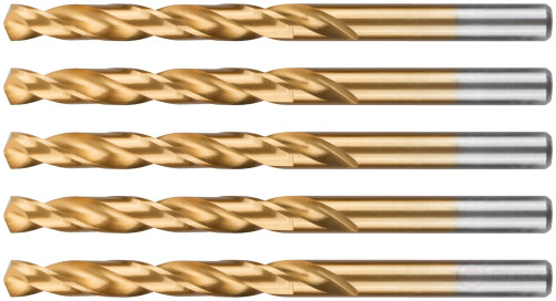 Сверло по металлу Cutop Profi с титановым покрытием, 8х117 мм (5 шт)