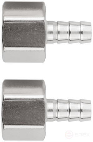 Herringbone adapters 10 mm - 1/2" internal thread, 2 pcs.