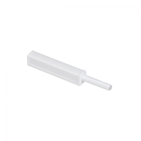 Push-to-open mechanism rubber tip/mortise white AKS reinforced