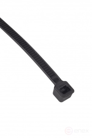 WRline WR-SHN-36-300B Стяжка-хомут 3,6х300 мм, кабельная нейлоновая 6,6, неразъемная, цвет черный (100шт)