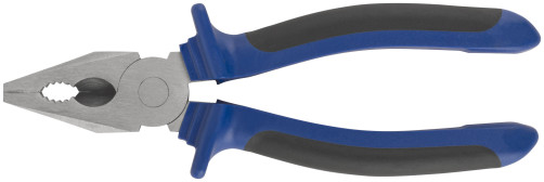 Combination pliers "One" two-tone rubberized handles, polished steel 200 mm