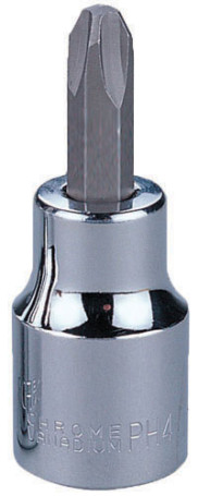 S51H404 Насадка торцевая 1/2"DR с вставкой-битой, РН4, 55 мм