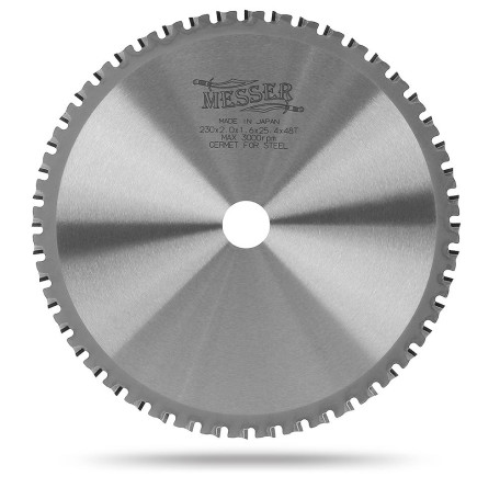 Твердосплавный диск для резки высокоуглеродистой стали Messer. Диаметр 230 мм.