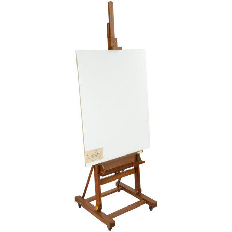 Easel outdoor studio Gamma "Old master", 59,5*59,5*190 (370) see, red lacquered beech