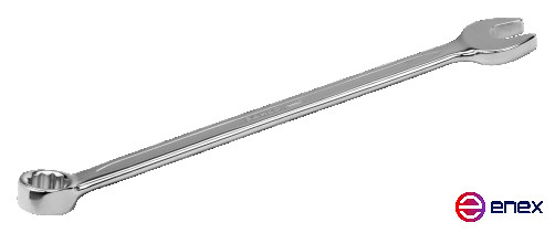 Удлиненный комбинированный ключ 11/16, хромированный