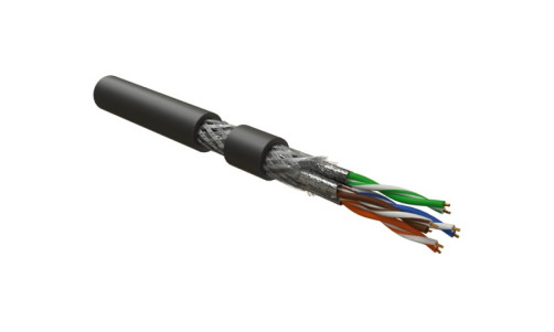 ISFTP4-C6-P23/7-SHF2-BK (500 m) Industrial Ethernet cable, category 6, 4x2x23 AWG, multi-wire cores (patch), S/FTP, SHF2, black