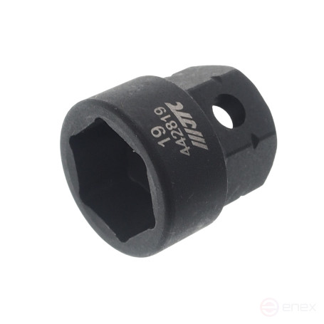 Головка торцевая 1/2" 19мм ударная мини L=28мм JTC