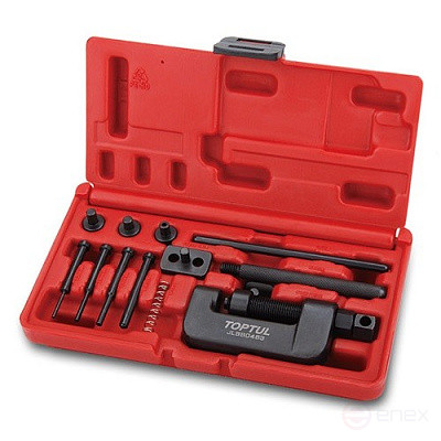 Набор инструментов для заклепки/расклепки мотоциклетной цепи 13 предметов TOPTUL JGAI1304