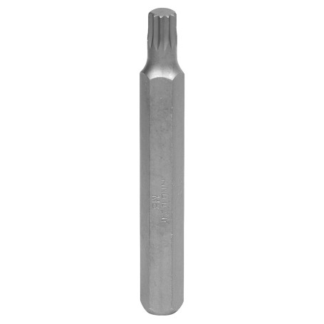 End insert (bit) 10 mm, Spline, M6, 80mm KING TONY 168006M