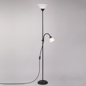 7088-502 Floor Lamp Rivoli Alexandrina 7088-502 Floor Lamp 1 x E27 40W + 1 x E14 40W Black