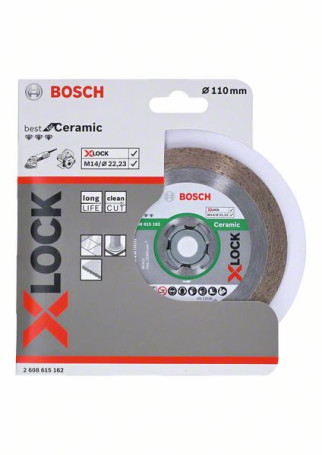 X-LOCK Best for Ceramic 110x22,23x1,8x10 110 x 22,23 x 1,6 x 10 mm