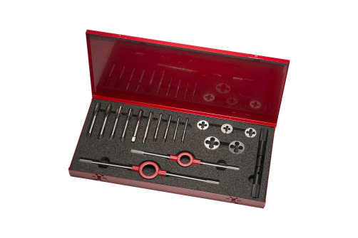 A set of tools for threading L12030UNC, 18 items