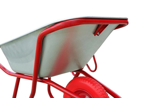 Industrialist wheelbarrow 1-wheel reinforced, 110 liters (cast wheel)